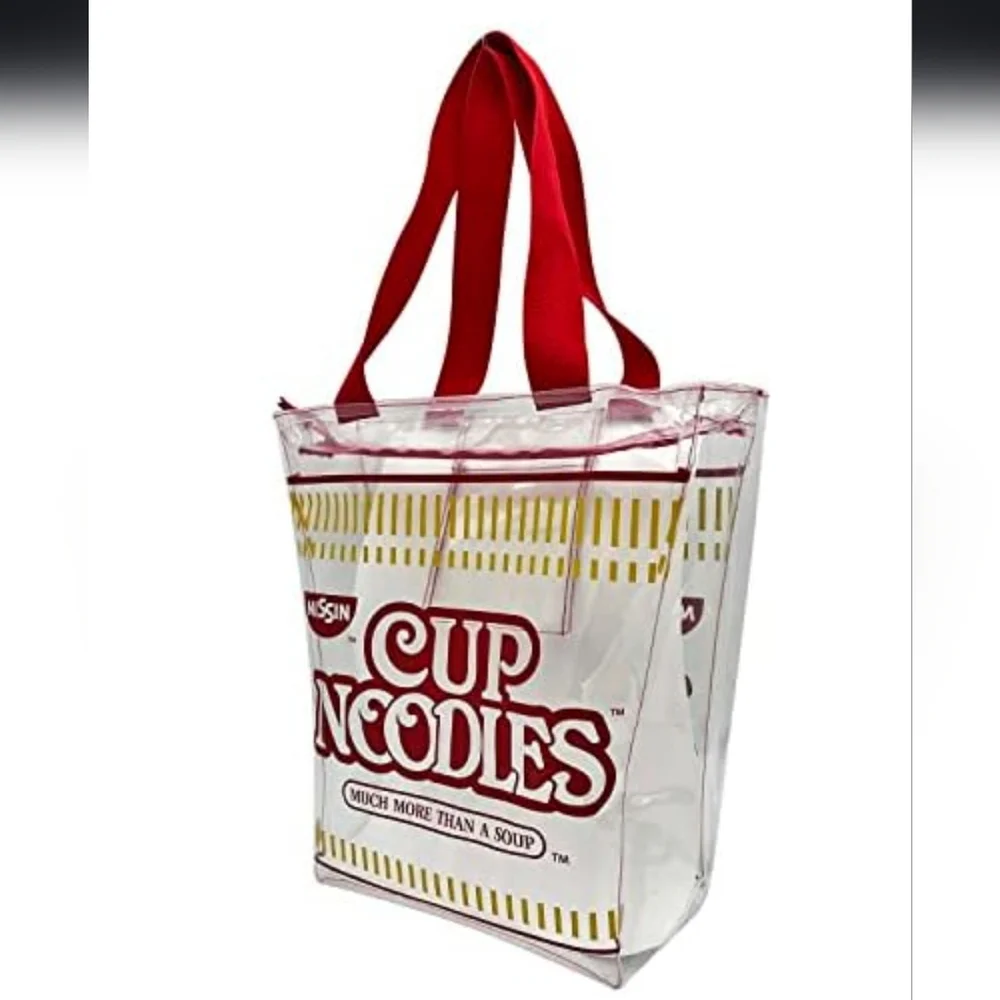 5 SET NISSIN Cup Noodles 2pc Tote Bag With 2pc Pouch Bag Set! NWT